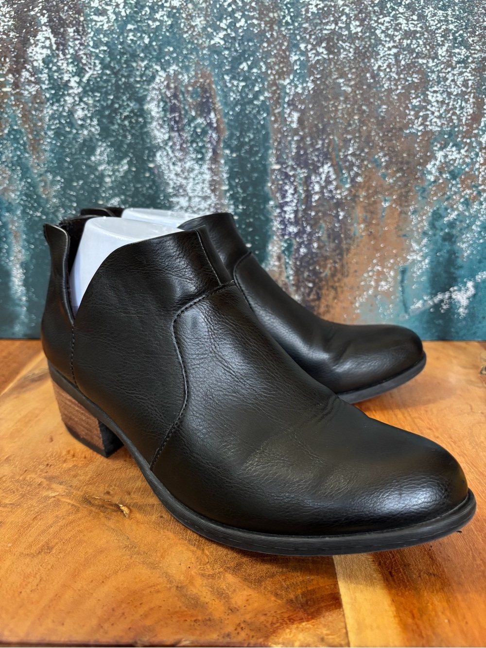 b.o.c. Old Money 2010’s Lucy Black Ankle Booties 8.5M VGUC